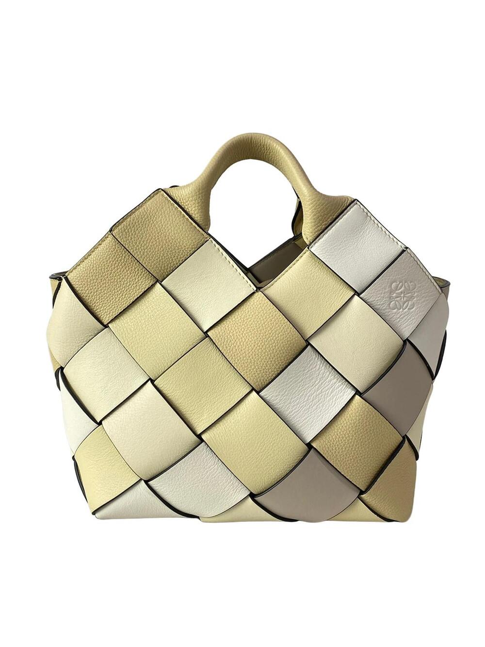 Loewe Woven Basket Bag Small Beige #279452L20B